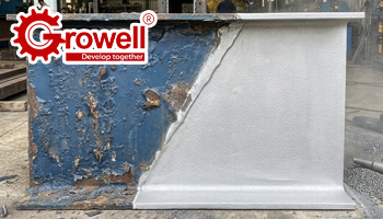 Tẩy sơn khung thép bằng phun cát có ưu điểm gì?