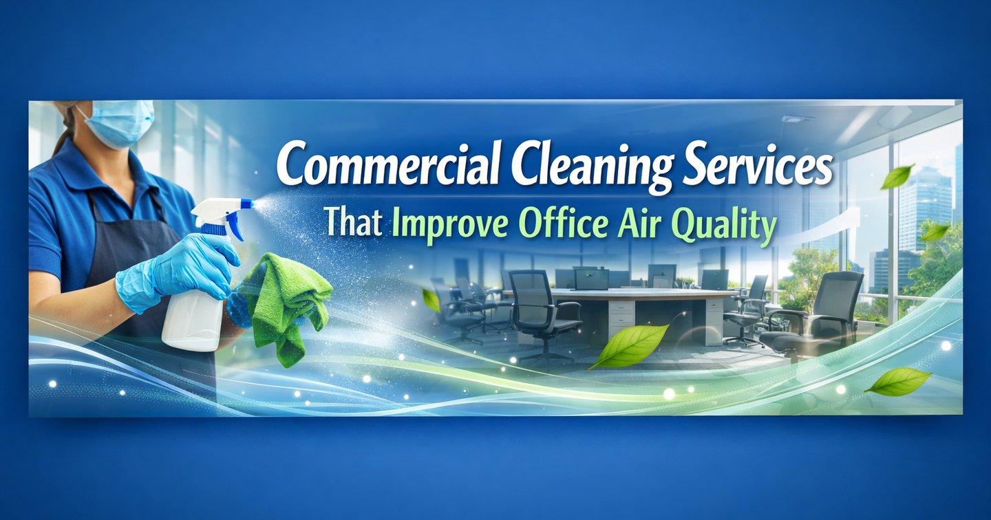 Commercial Cleaning Services That Improve Office Air Quality | Care Facility Management Services