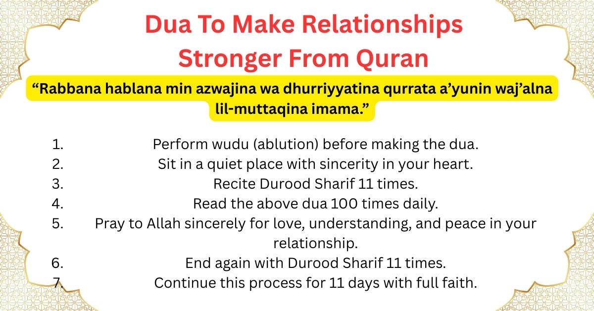 Dua To Make Relationships Stronger From Quran – Karma Align Muslim