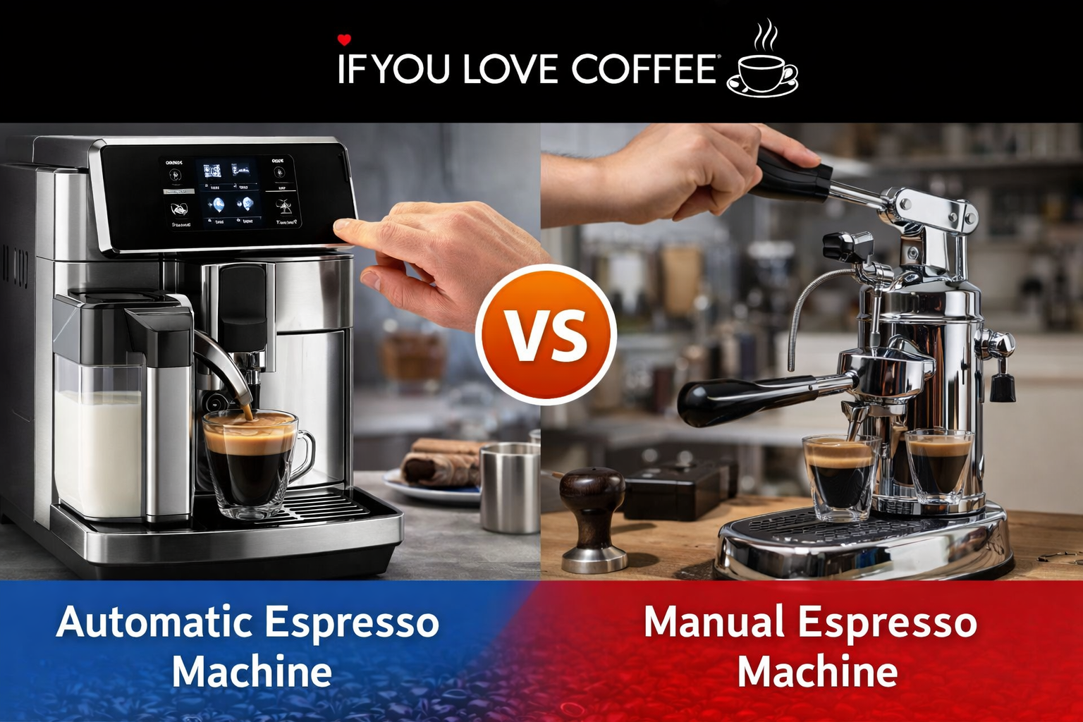 Automatic Espresso Machine vs Manual Espresso Machine: Which is Better for Home Baristas? - Official Hepatoburn