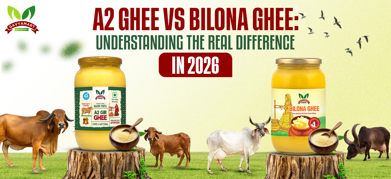 A2 Ghee vs Bilona Ghee: Understanding the Real Difference in 2026  – Gavyamart Store