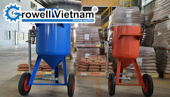 Máy phun cát mini là gì? Ứng dụng và ưu điểm nổi bật