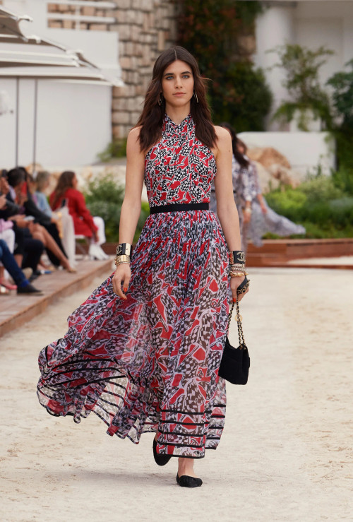 Chanel Printed Silk Muslin Dress - BVPRIVE