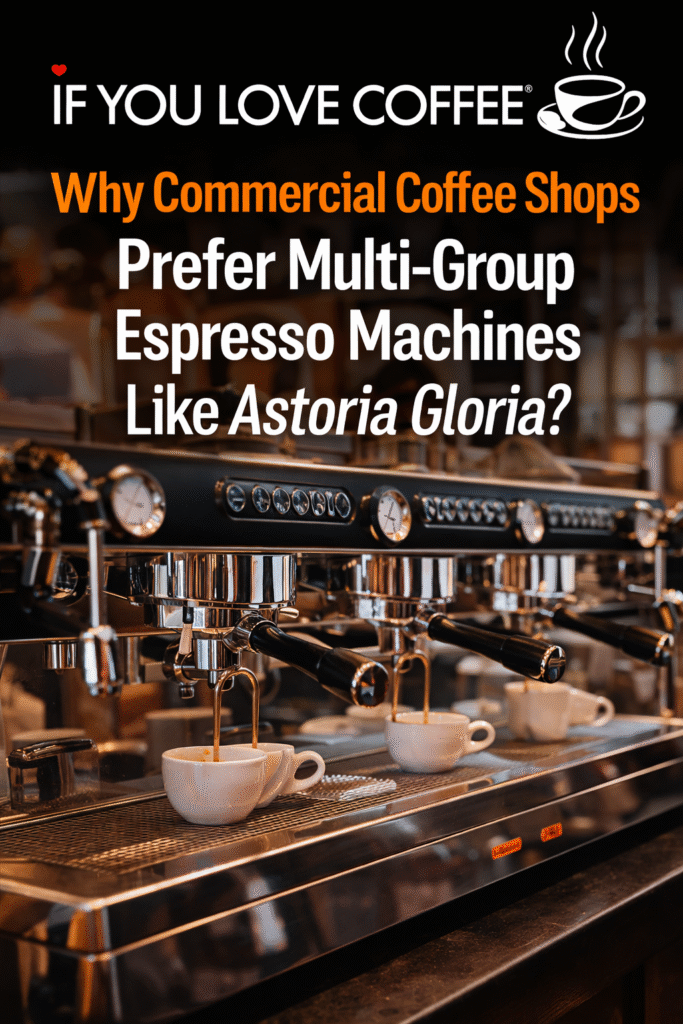 Why Commercial Coffee Shops Prefer Multi-Group Espresso Machines Like Astoria Gloria? - Flip Article