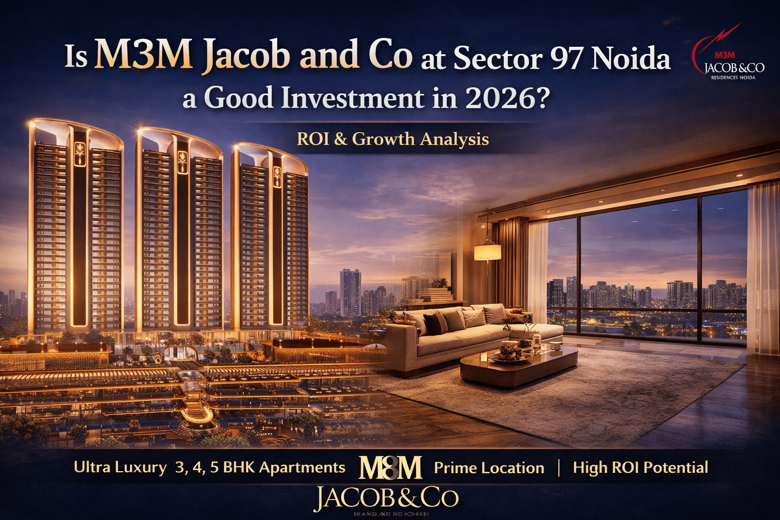 Is M3M Jacob and Co at Sector 97 Noida a Good Investment in 2026? ROI & Growth Analysis - ViralSocialTrends