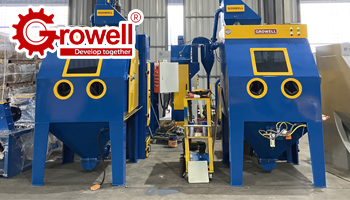 Vì sao nên sử dụng máy bắn cát thùng kín cho nhà xưởng?