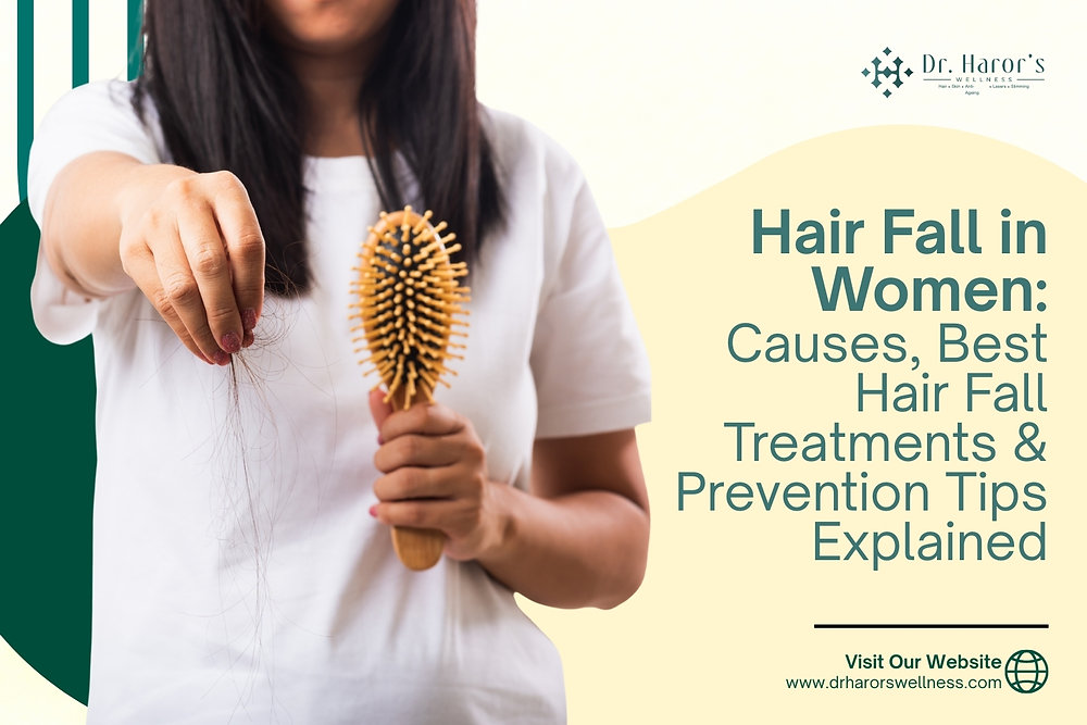 Hair Fall in Women: Causes, Best Hair Fall Treatments & Prevention Tips Explained