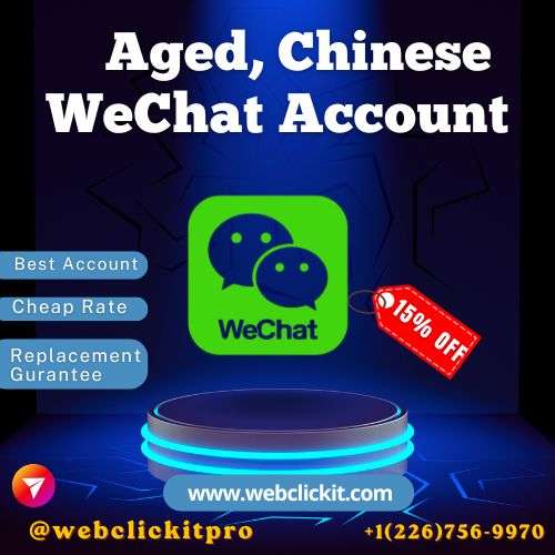 Buy Verified WeChat Account Webclickit