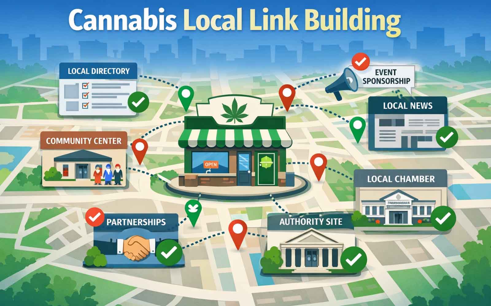 Cannabis Local Link Building: Citations & Community Links