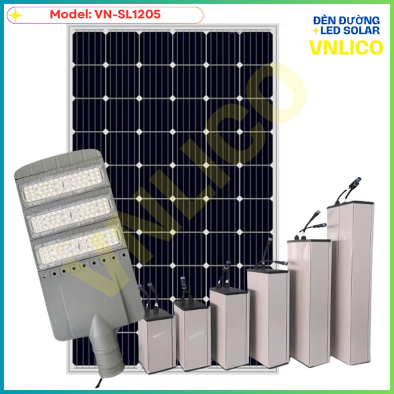 Đèn Đường SOLAR VN-SL1205 Chất Lượng Cao, Giá Tốt 9%