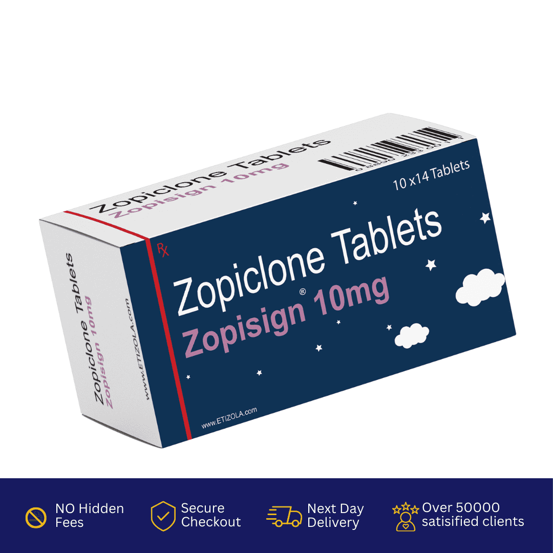 Get Zopisign Zopiclone 10mg UK - Next Day Delivery Medicine