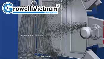 Phun bi công nghiệp – Giải pháp làm sạch và tạo nhám bề mặt