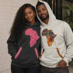 african print hoodie