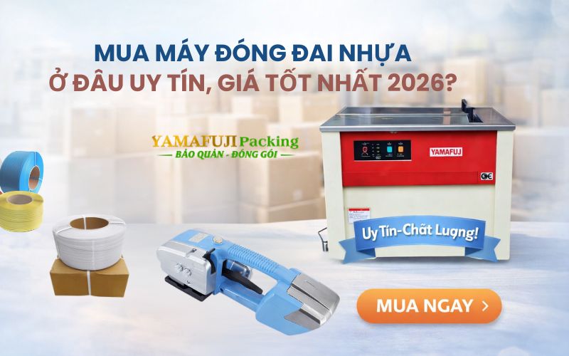 Mua máy đóng đai nhựa ở đâu uy tín, giá tốt nhất...