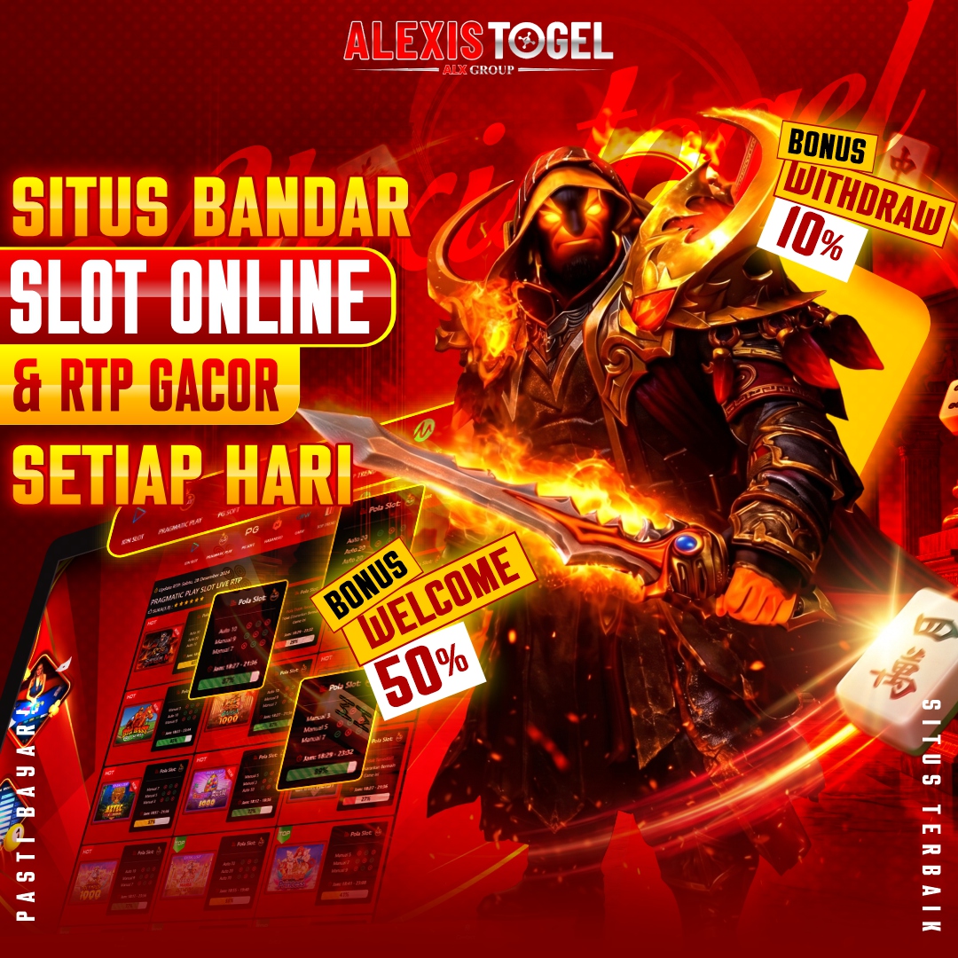 ALEXISTOGEL : Situs Bandar Slot Online Dengan Layanan RTP Gacor Setiap Update Hari