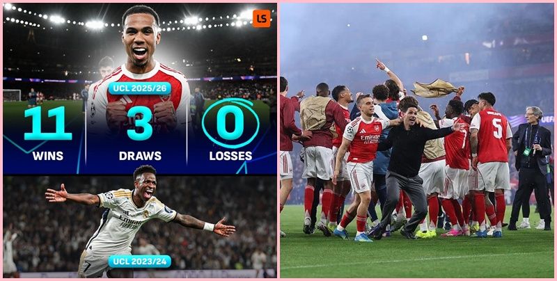 Hoàng Gia cũng phải khiêm nhường: Arsenal viết lại lịch sử của Real ở Champions League - M88 Mansion