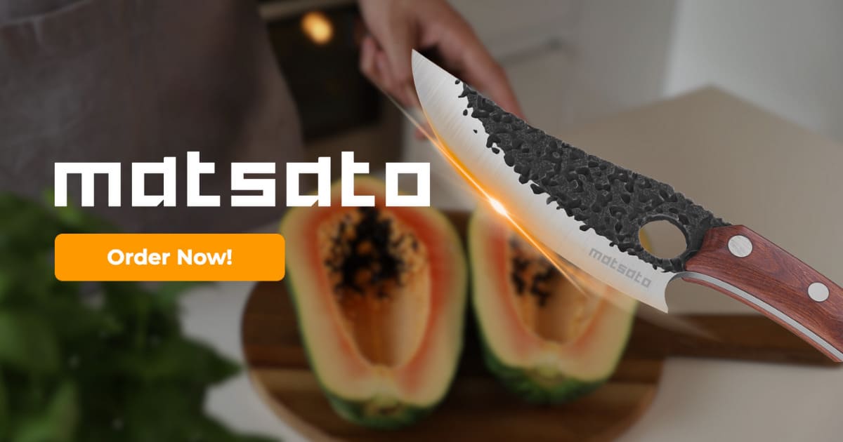 Matsato Kitchen Knives Limited Time Promo: 70% Off            | Matsato
