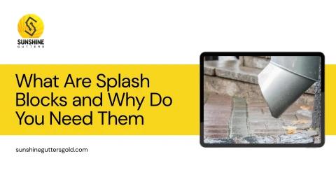 What Are Splash Blocks and Why Do You Need Them
