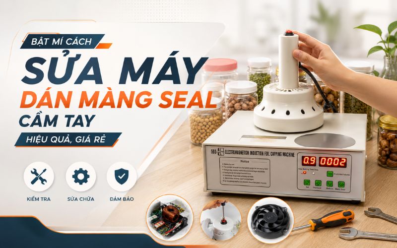 Bật mí cách sửa máy dán màng seal cầm tay đơn giản, hiệu...