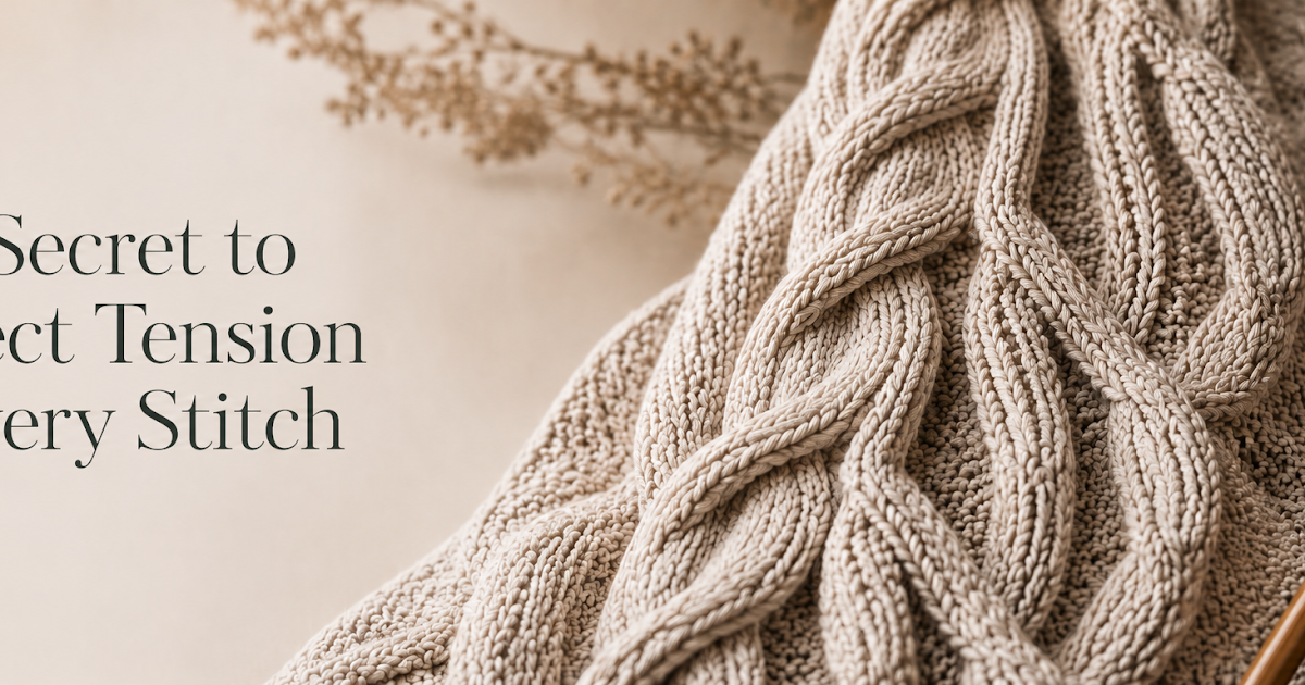 The Secret to Perfect Tension in Every Stitch