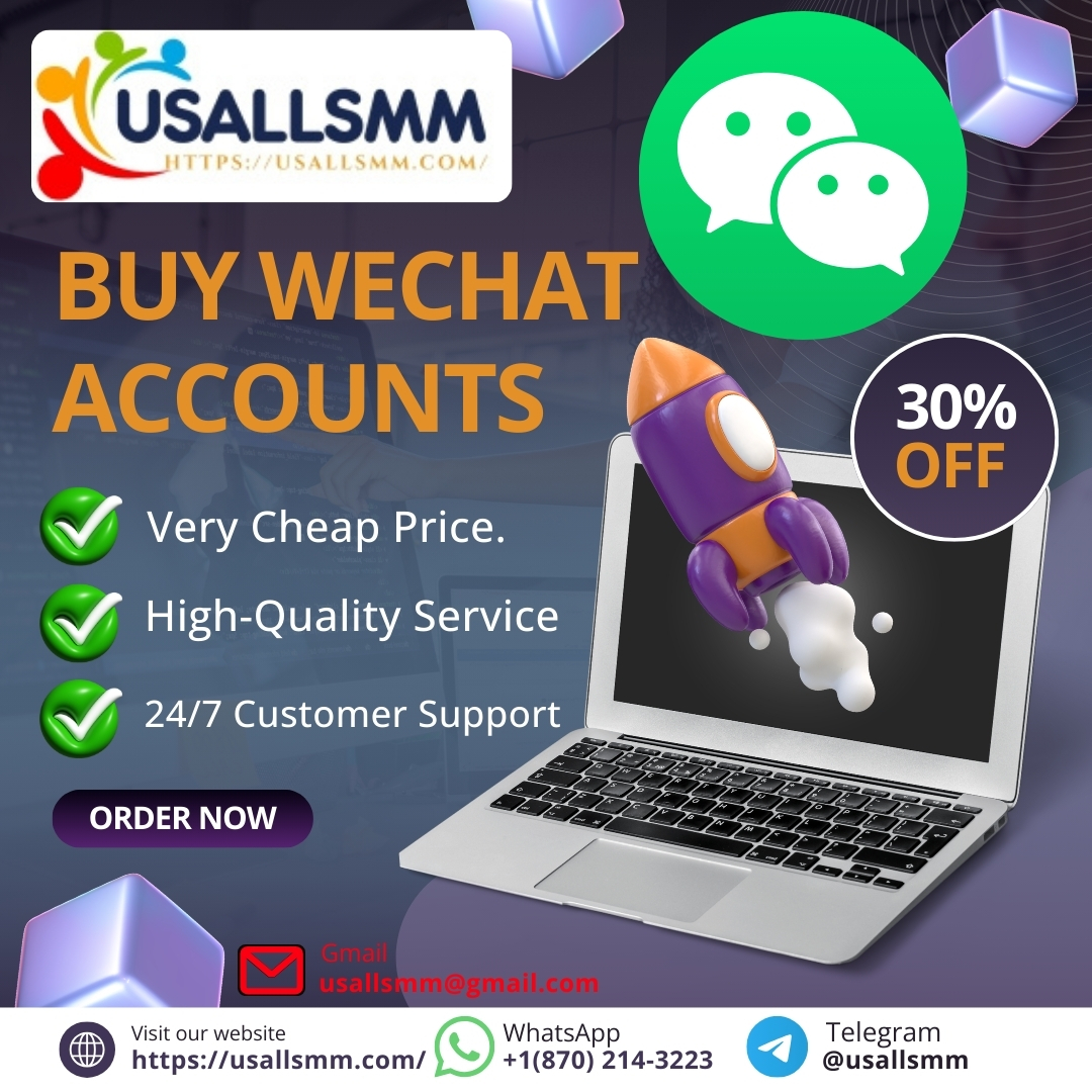 Buy WeChat Accounts - 100% Safe & Best Accounts.