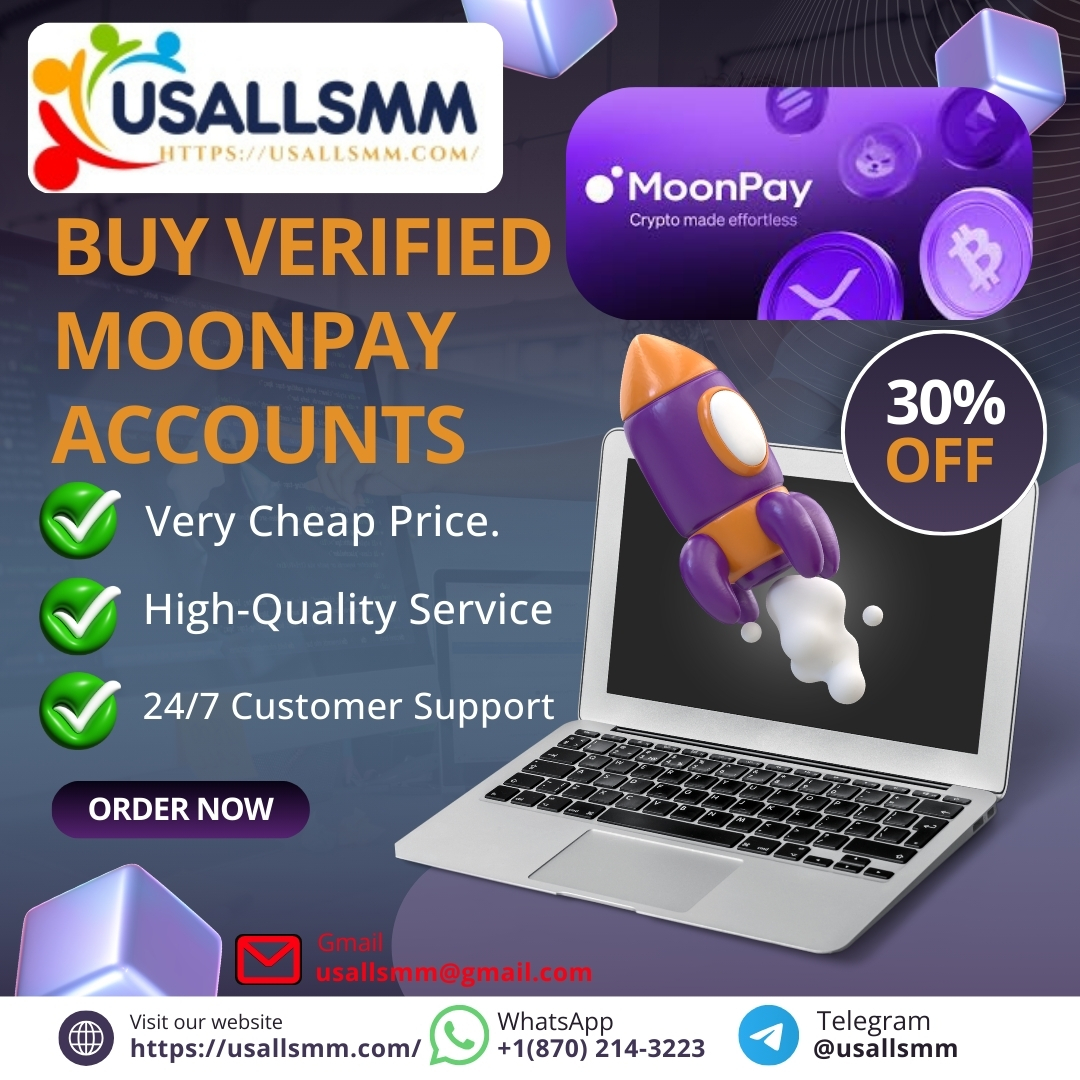 Buy Verified Moonpay Accounts - 100% Safe & Best Accounts.