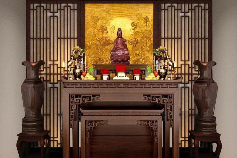 7 Lưu Ý Vàng Khi Bố Trí Nơi Thờ Cúng Giúp Gia Đình Luôn Bình An May Mắn - Dầu đèn Thiên Quang