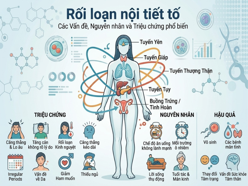 Rối Loạn Nội Tiết Tố Ở Nữ Giới Có Nguy Hiểm Không?