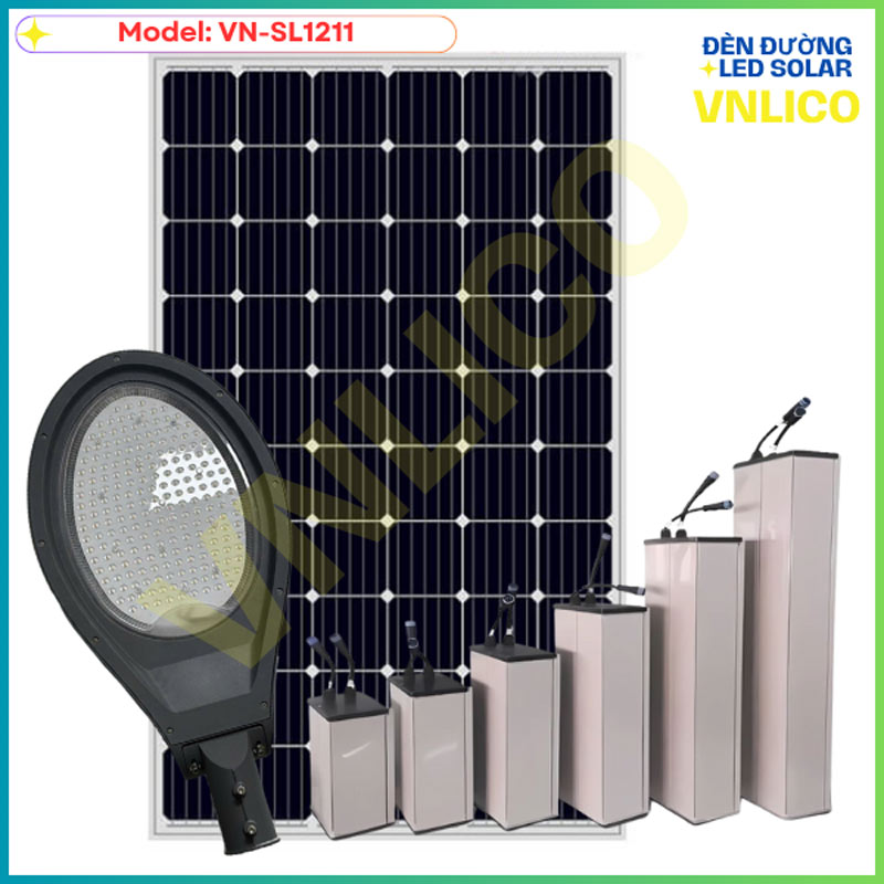 Đèn Đường SOLAR VN-SL1211 Chất Lượng Cao, CO CQ Đầy Đủ