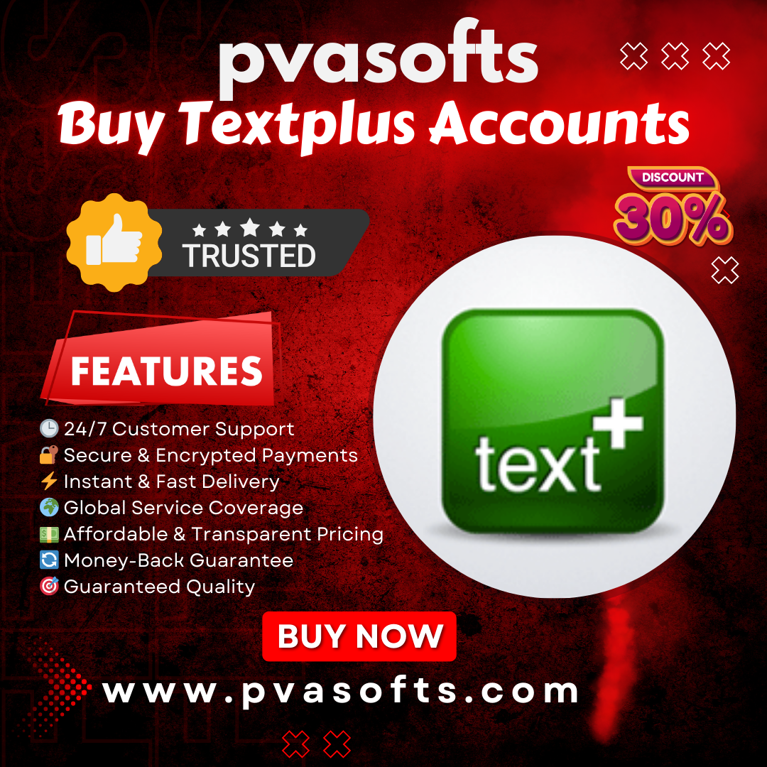 Buy Textplus Accounts - Verified PVAs & Bulk Packages