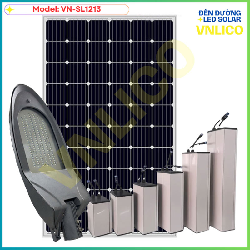 Đèn Đường SOLAR VN-SL1213 Có CO CQ Đầy Đủ - Ưu Đãi 9%